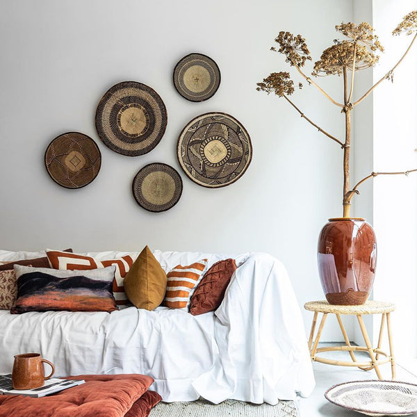 Haven And Hue | Handmade Straw Woven Wall Art