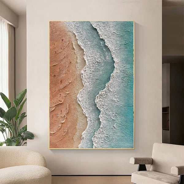 Haven And Hue | Beach Landscape Canvas Wall Art