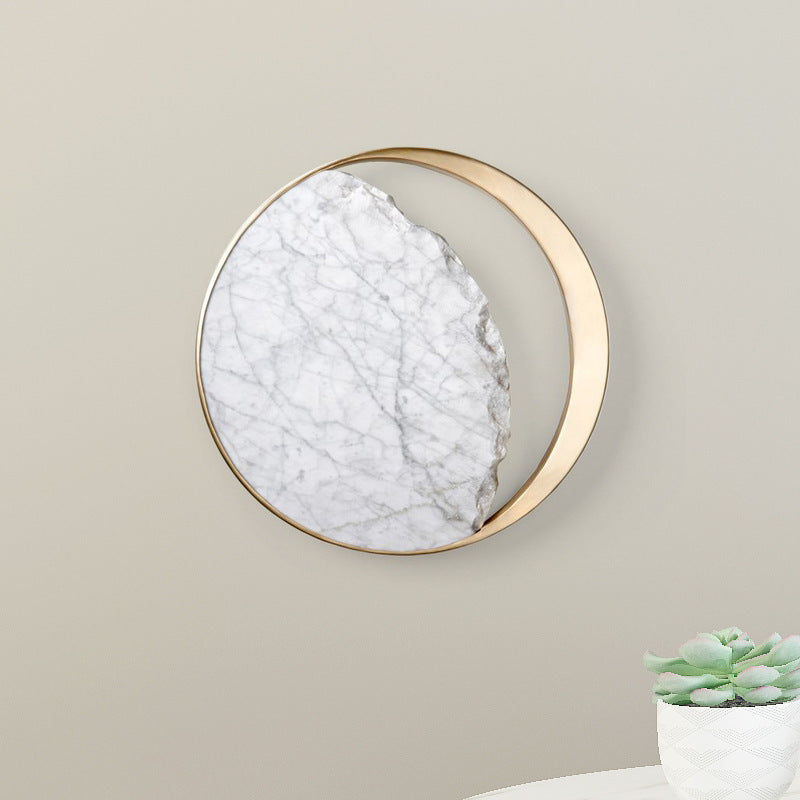 Haven And Hue | Marble Bedside LED Wall Lamp
