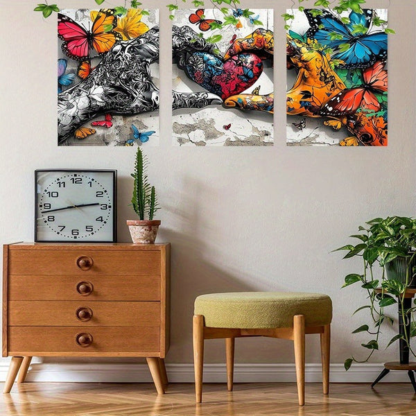 Haven And Hue | Love Heart Framed Canvas Prints