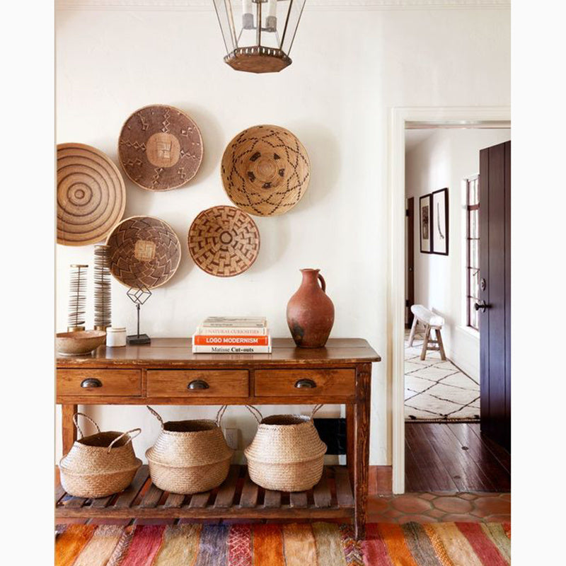 Haven And Hue | Handmade Straw Woven Wall Art