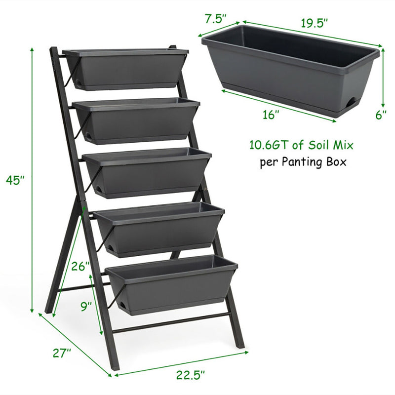 Haven And Hue | 5-Tier Raised Garden Bed Stand