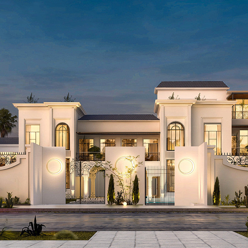 Haven And Hue | Waterproof Moon Shaped Wall Lamp