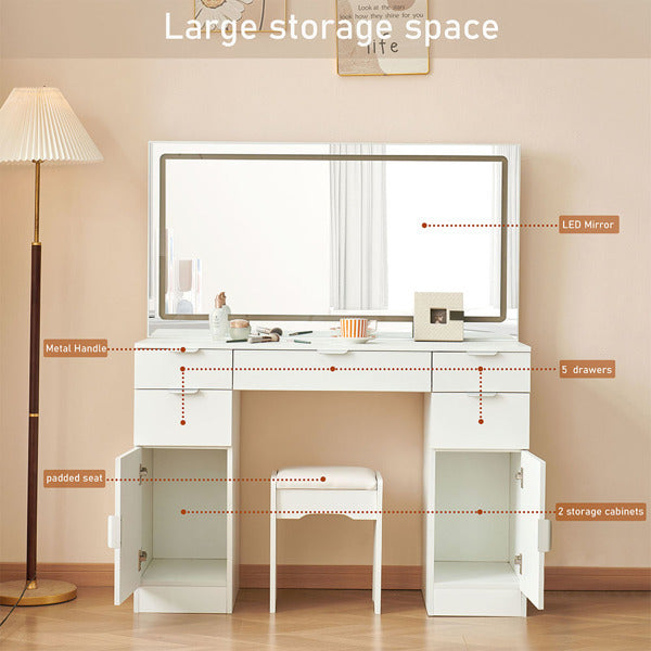 Haven And Hue | LED Mirror Vanity Dressing Table