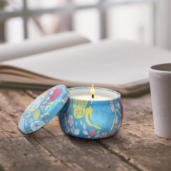Haven And Hue | Floral Tin Aromatherapy Candle Set