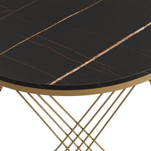 Haven And Hue | Marble Gold Nesting Coffee Table