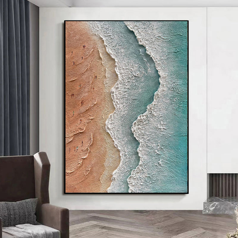 Haven And Hue | Beach Landscape Canvas Wall Art