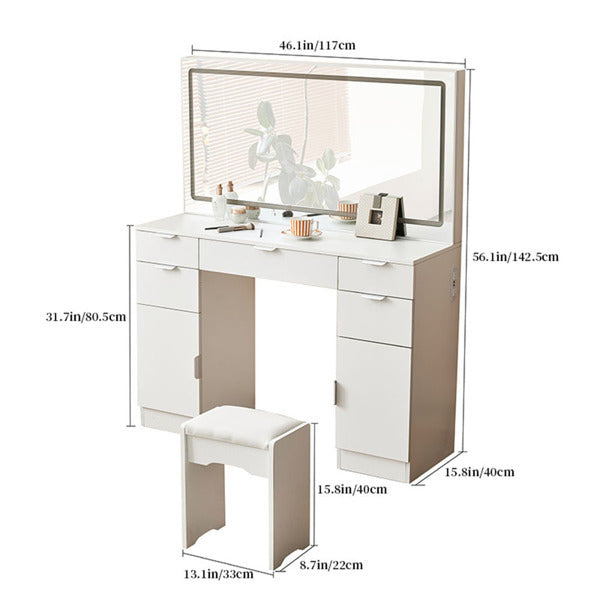 Haven And Hue | LED Mirror Vanity Dressing Table