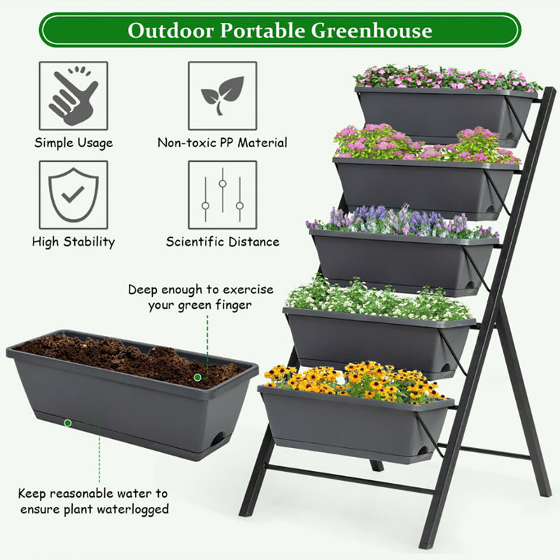 Haven And Hue | 5-Tier Raised Garden Bed Stand